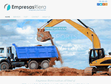 Tablet Screenshot of empresasriera.com